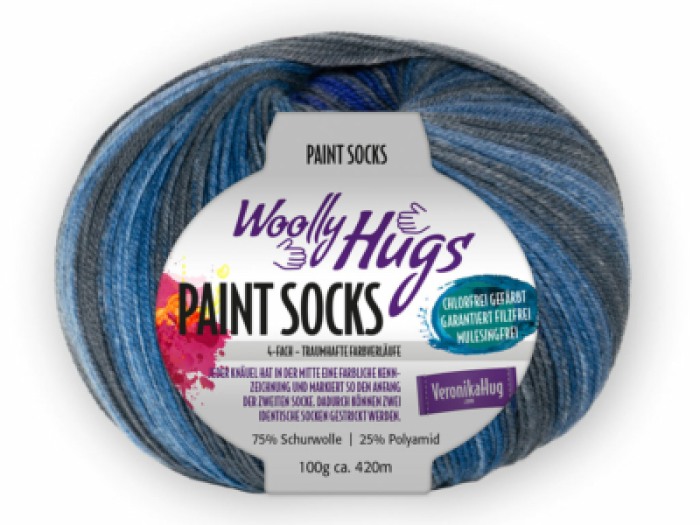 Paint Socks by Woolly Hugs Fb. 205